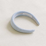 THE CHAMBRAY BLUE LINEN HEADBAND