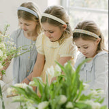 THE YELLOW FLORAL CHILDREN'S HEADBAND MADE WITH LIBERTY FABRIC
