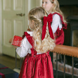 THE RED VELVET CHILDREN'S BOW