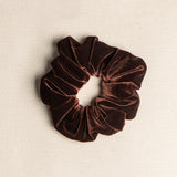 THE CHOCOLATE BROWN VELVET SCRUNCHIE