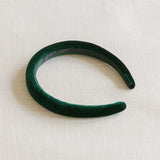 THE FOREST GREEN VELVET CHILDREN'S HEADBAND