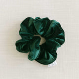 THE FOREST GREEN VELVET SCRUNCHIE
