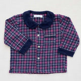 The Little One's Burgundy Tartan Pyjamas