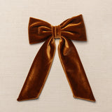 THE CINNAMON VELVET BOW
