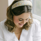 yellow floral liberty women's headband