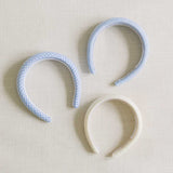 THE CHAMBRAY BLUE LINEN HEADBAND