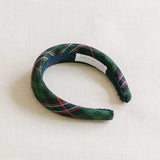 THE RED & NAVY TARTAN HEADBAND