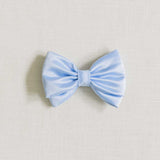 THE BLUE SATIN LUXE BOW