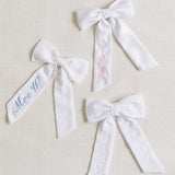 THE WHITE LINEN CLASSIC BOW