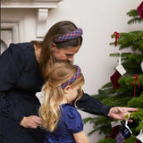 THE BURGUNDY TARTAN CHILDREN'S HEADBAND