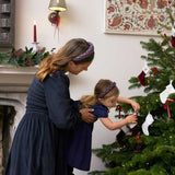 THE BURGUNDY TARTAN CHILDREN'S HEADBAND