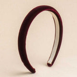 THE BURGUNDY VELVET CHILDREN'S HEADBAND