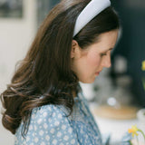 THE CHAMBRAY BLUE LINEN HEADBAND