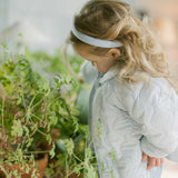 THE BLUE CHAMBRAY LINEN CHILDREN'S HEADBAND