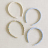 THE BLUE GINGHAM CHILDREN'S HEADBAND