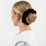 THE CHOCOLATE BROWN VELVET SCRUNCHIE