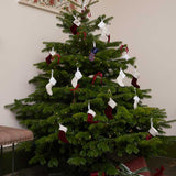 THE BURGUNDY VELVET STOCKING DECORATION