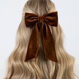 THE CINNAMON VELVET BOW