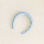 Cornflower blue linen headband