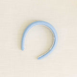 Cornflower blue linen headband