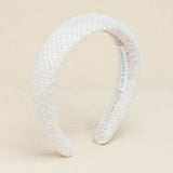 THE CREAM TWEED HEADBAND