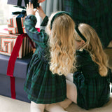 THE FOREST GREEN VELVET CHILDREN'S HEADBAND