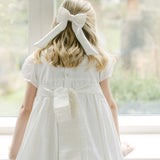 THE IVORY SATIN CHILDREN'S BOW