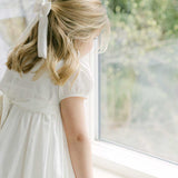THE IVORY SATIN CHILDREN'S BOW