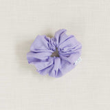 THE LILAC LINEN SCRUNCHIE