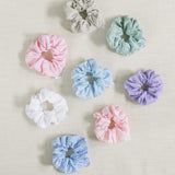 THE LIGHT PINK LINEN SCRUNCHIE