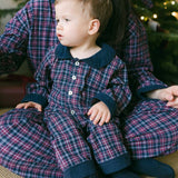 The Little One's Burgundy Tartan Pyjamas