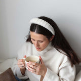 THE NATURAL LINEN WRAP HEADBAND