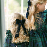 THE NAVY VELVET CHILDREN'S BOW