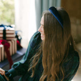 THE NAVY VELVET HEADBAND
