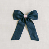 THE NAVY AND PINK CHILDREN'S BOW