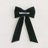 THE NAVY VELVET CHILDREN'S BOW