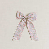 THE PASTEL FLORAL BOW MADE FROM LIBERTY FABRIC