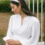 THE PEACH LINEN HEADBAND