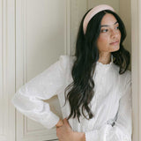 THE PEACH LINEN HEADBAND