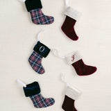 THE BURGUNDY VELVET STOCKING DECORATION
