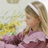 THE PINK GINGHAM CHILDREN'S HEADBAND