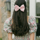 THE PINK SATIN LUXE BOW