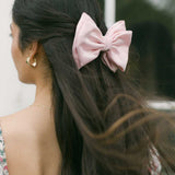 THE PINK SATIN LUXE BOW