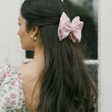 THE PINK SATIN LUXE BOW