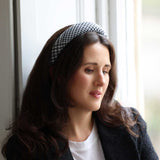 THE BLACK AND WHITE CHECK HEADBAND