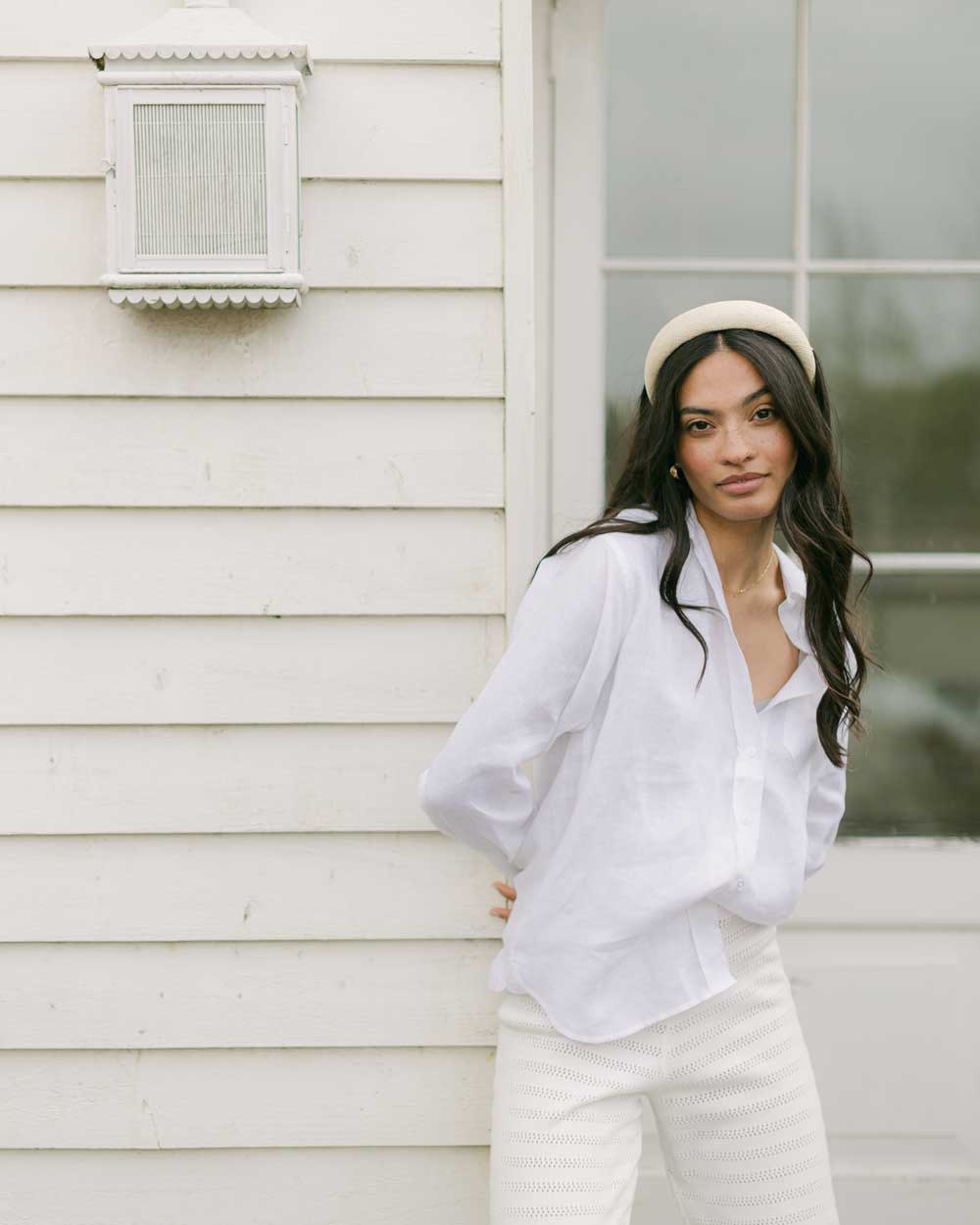raffia straw headband