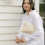 raffia straw headband