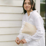 raffia straw headband