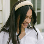 raffia straw headband