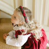 THE RED TARTAN CHILDREN'S HEADBAND